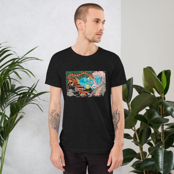 unisex staple t shirt black heather front 661a04a66420b